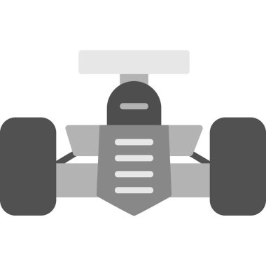 Yarış arabası modern simgesi, vektör illüstrasyonu