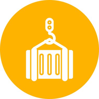 Taşıyıcı modern simgesi, vektör illüstrasyonu