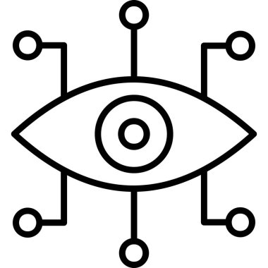 Eye icon modern vector illustration