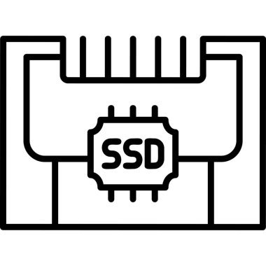 seo modern çizgi simgesinin vektör illüstrasyonu