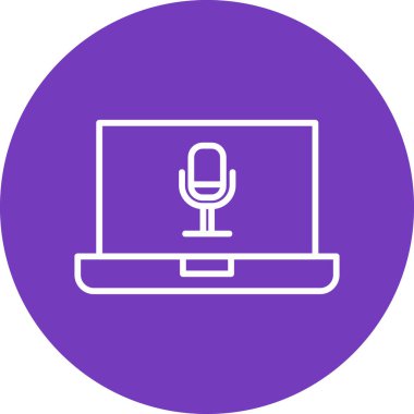 Bilgisayar. Web simgesi basit illüstrasyon