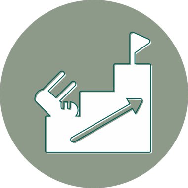 Büyüme simge vektör çizim