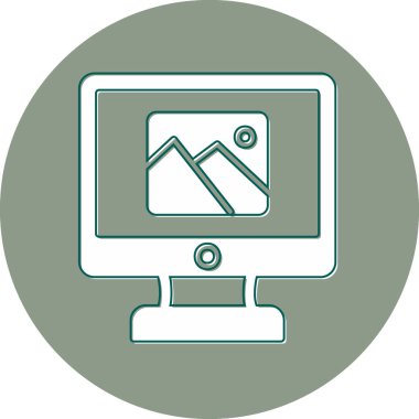 seo modern simgesinin vektör illüstrasyonu