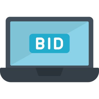 Bilgisayar. Web simgesi basit illüstrasyon