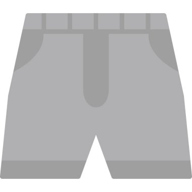 Şort. Web simgesi basit illüstrasyon  