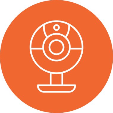 Web kamerası, basit Webcam simgesi tasarımı