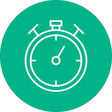 Kronometre Web simgesi basit tasarım