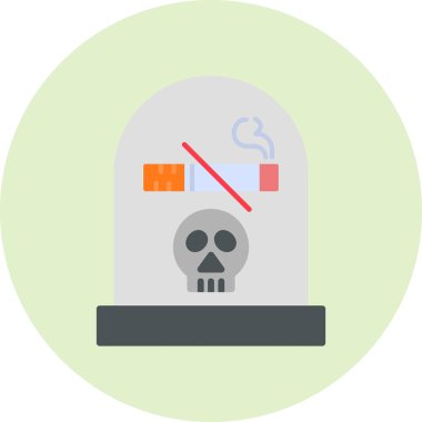 basit ikon, vektör illüstrasyonundan ölüm