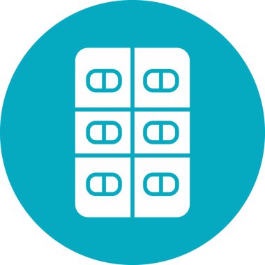 hap ikonu vektör illüstrasyonu