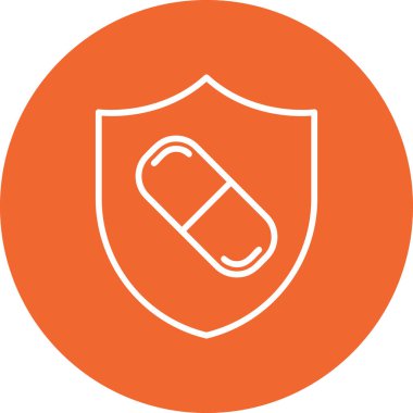 Sağlık hizmetleri web simgesi basit illüstrasyon