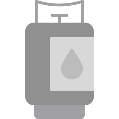 Gaz modern simgesi, vektör illüstrasyonu