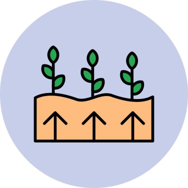 Jeotermal Enerji Ağı vektör çizimi