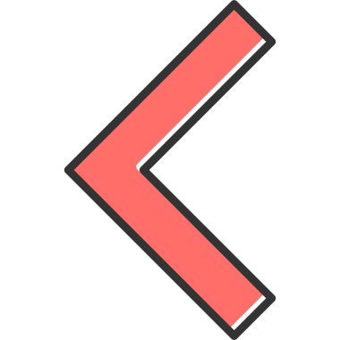 Tek bir sembol simgesinin vektör çizimi