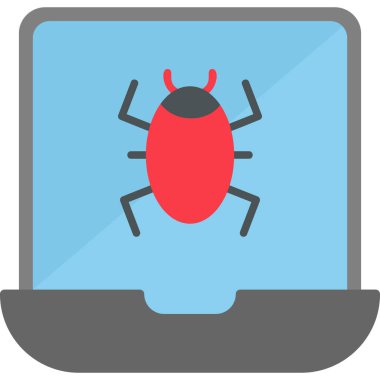 Bilgisayar. Web simgesi basit illüstrasyon