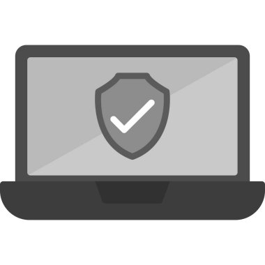 Bilgisayar. Web simgesi basit illüstrasyon