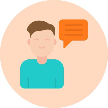 Konuşma balonu olan çocuk avatarı, Konuşma konsepti