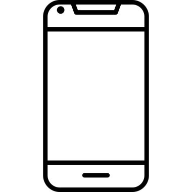 Smartphone Simgesi, vektör illüstrasyonu