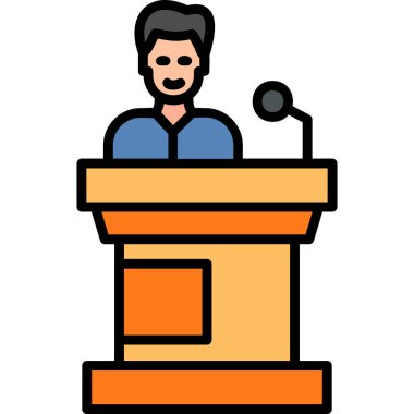 hoparlör vektör illüstrasyonu