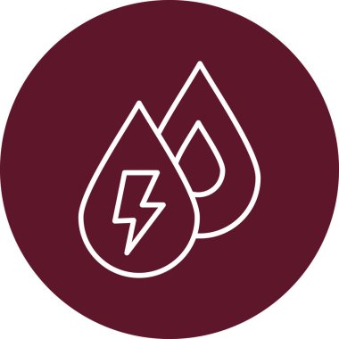 Güç üretimi modern simge, vektör illüstrasyonu