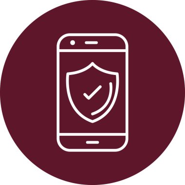 kalkan ikon vektör illüstrasyonu