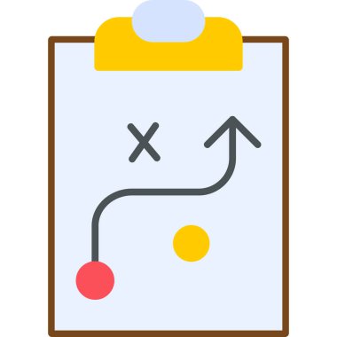 Strateji. Web simgesi basit tasarım 