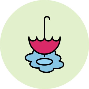 Umbrella icon modern vector illustration