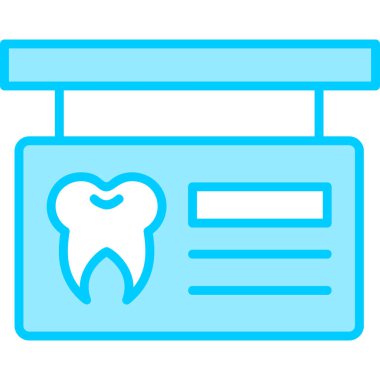 Modern İmza Panosu simgesinin vektör çizimi