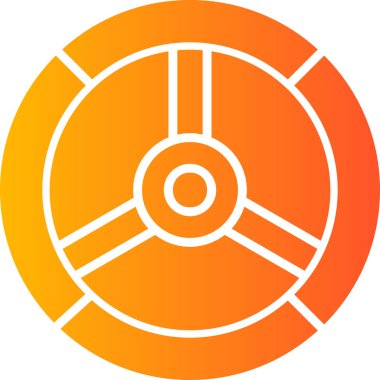 Modern simge vektör illüstrasyonunu lastikle