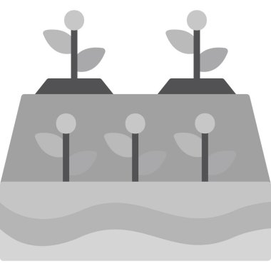 Toprak tarlasında yetişen bitkilerin gösterimi, Hidrofonik 