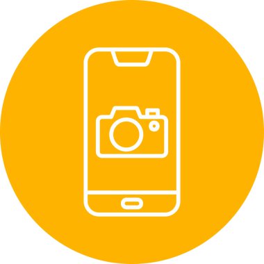 Smartphone Simgesi, vektör illüstrasyonu