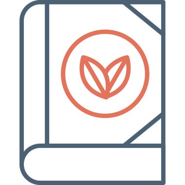 Terapi kitabı ikonu, modern tasarım illüstrasyonu