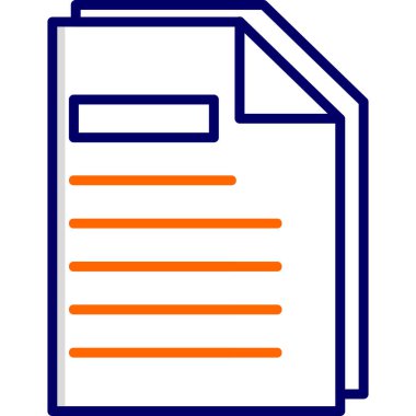 Sayfa web simgesi, vektör illüstrasyonu