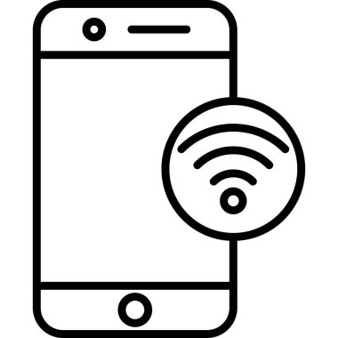 wifi simgesi vektör illüstrasyonu