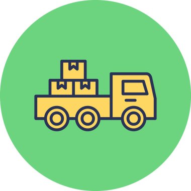 kamyon simgesi çizimi