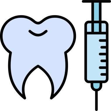 Diş bakımı. Basit resimleme