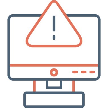 Hata simgesi vektör illüstrasyonu