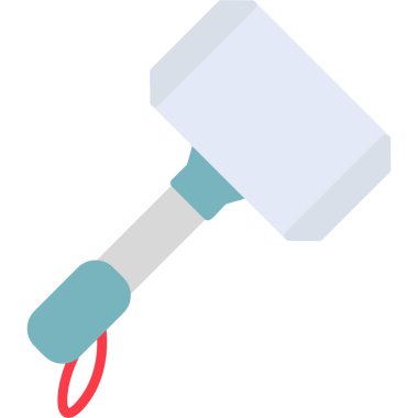 Çekiç simgesi. Web tasarımı için hukuk mahkemesi vektör simgelerinin basit çizimi