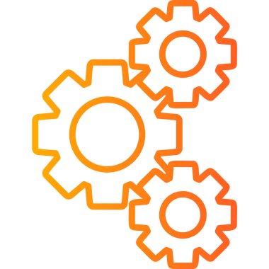 Vites ayarlıyorum. Web basit illüstrasyonu