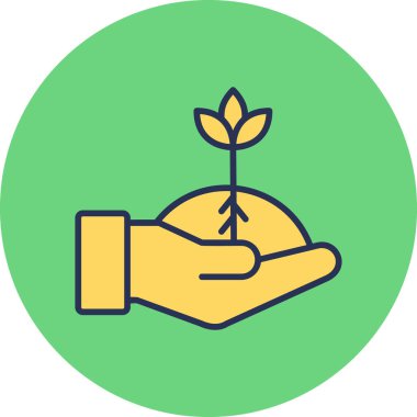 Modern ağaç simgesi, vektör illüstrasyonuName