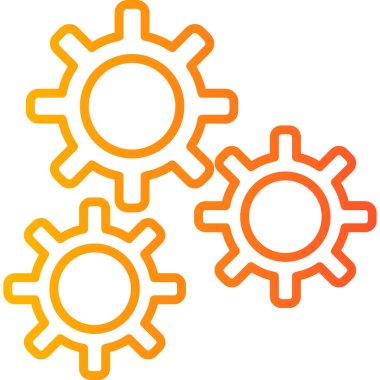 Çarklı. Web simgesi basit illüstrasyon