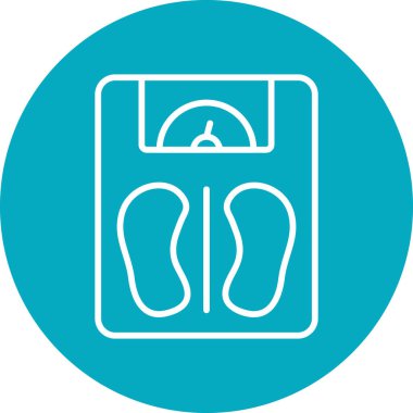 Weight Scale icon modern vector illustration
