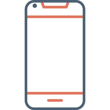 Smartphone Simgesi, vektör illüstrasyonu