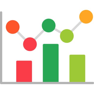 Bar Chart. web icon simple design