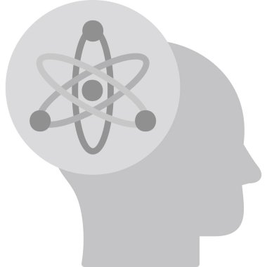 Atom icon modern vector illustration