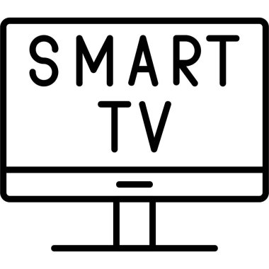 tv simge vektör çizim