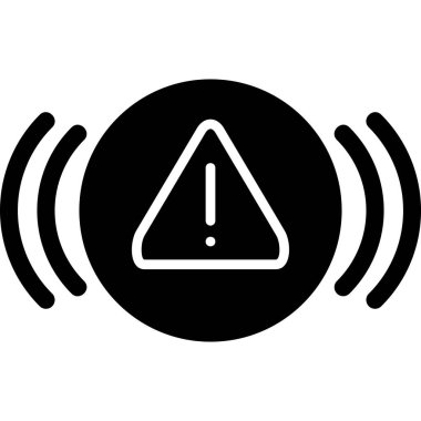 uyarı simgesi vektör illüstrasyonu