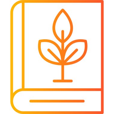 Kitap simgesi, modern tasarım illüstrasyonu