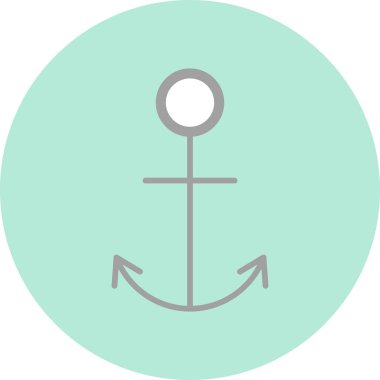 Çapa modern simge vektör illüstrasyonu