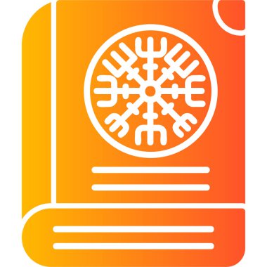 Kitap simgesi, modern tasarım illüstrasyonu