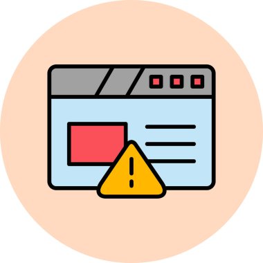 Webpage web icon, vector illustration